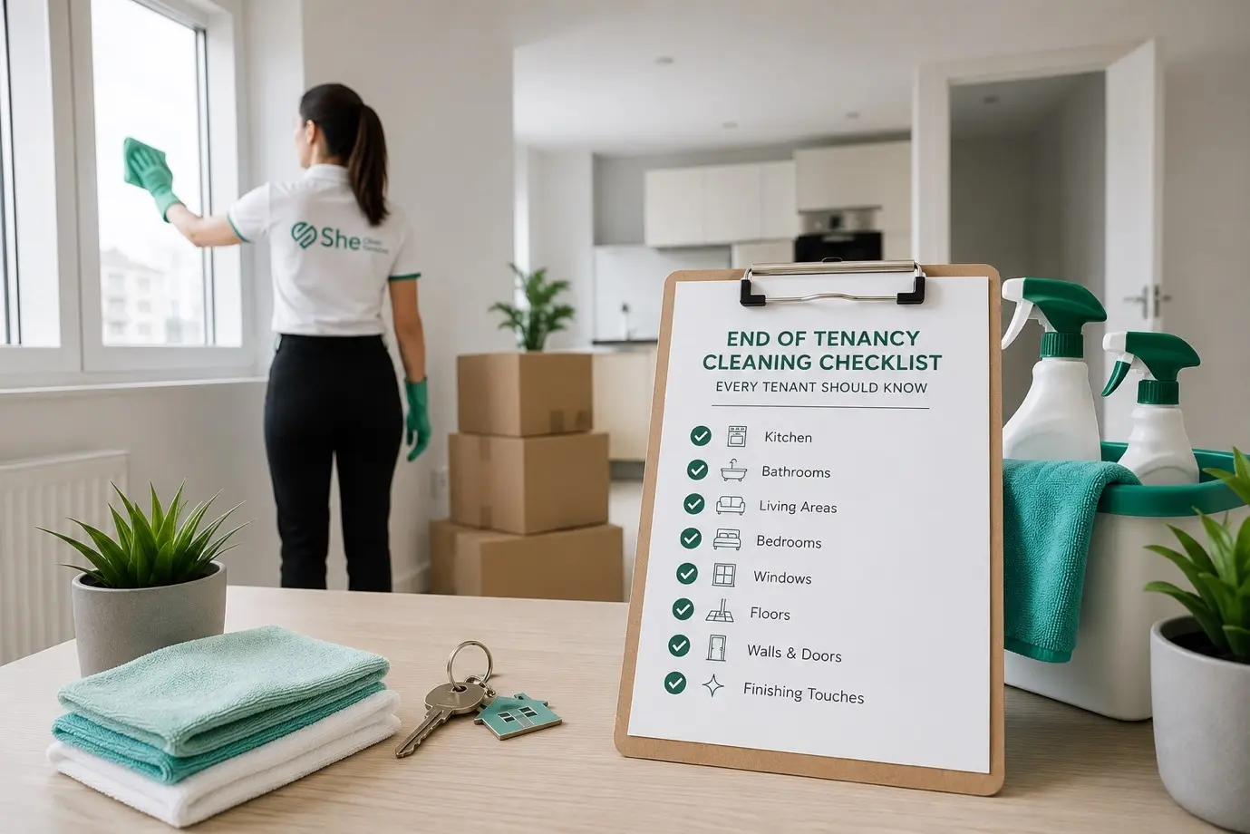 end of tenancy cleaning checklist she clean